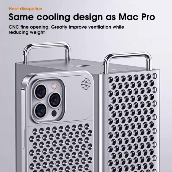 Luxury Ultra thin Aluminum Alloy Heat Dissipation Aromatherapy Anti-Scratch Slim Case Cover For iPhone series - Image 2