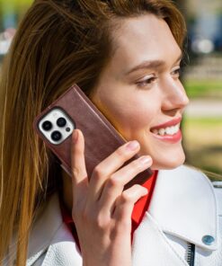 Alternative view of Luxury Premium Detachable PULOKA Wallet RFID PU Leather Magnetic Kickstand Removable Flip Case Cover For iPhone 13 Pro Max/14 Pro Max/15 Pro Max