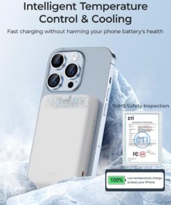 Alternative view of BENWIS PA-PBK-2 10000mAh Magsafe Magnetic Wireless Portable Power Bank