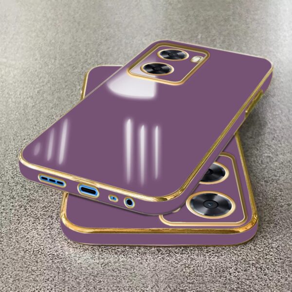 Luxury Premium Electroplated Gold Plated Case Cover and 3D Glass Protector For Oppo A57/A77/A77S - Image 17