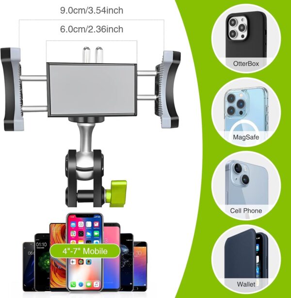 Leepiya Car Phone Mount Video Recording Universal Magic Arm Suction Car Phone Mount  Holder - Image 13