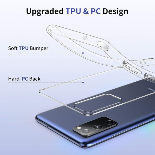 Luxury Premium Anti-Burst Transparent Case CoverFor Samsung Galaxy S20 FE - Image 13