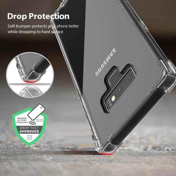 Luxury Premium Anti-Burst Transparent Case Cover For Samsung Galaxy Note 8/Note 9 - Image 22