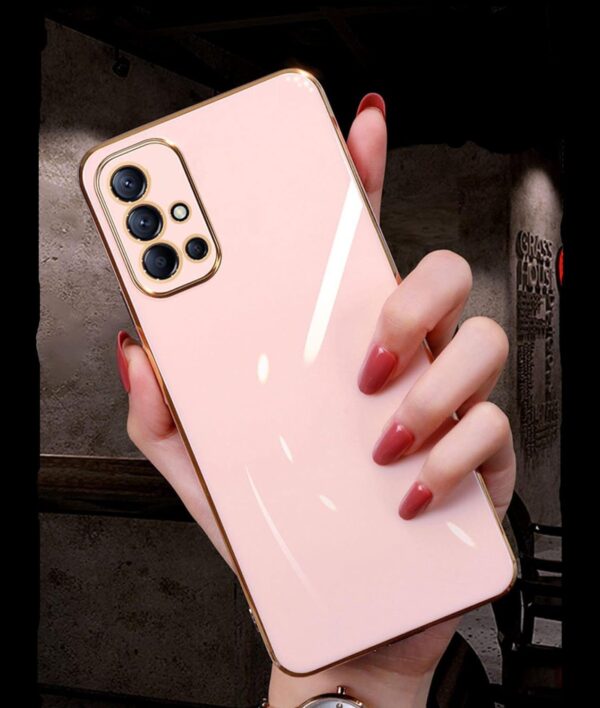 Luxury Premium Electroplated Gold Plated Case Cover and 3D Glass Protector For Samsung Galaxy A51 - Image 25