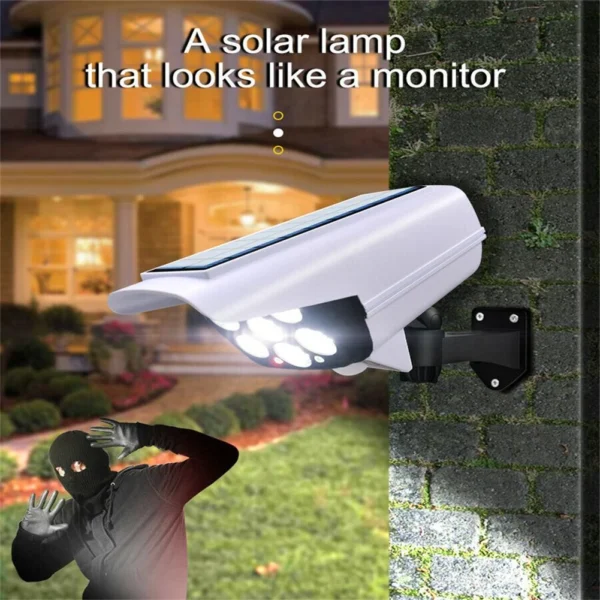 Solar Street Light Monitoring Lamp Fake Camera Body Induction Outdoor Wall Lamp - Image 22