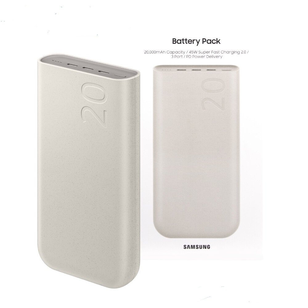 SAMSUNG OEM 10,000 mAh (25W) / 20,000 mAh (45W) USB-C Port Super-Fast Charging Powerbank - Image 2
