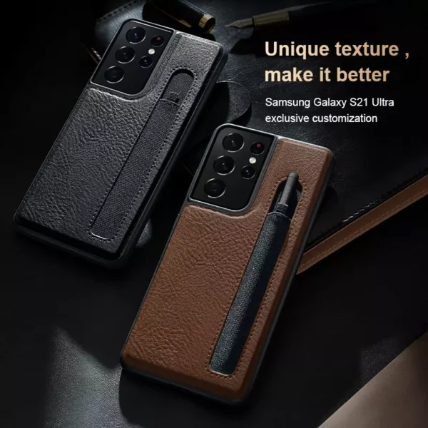 Nillkin Aoge Leather Cover case for Samsung Galaxy S21 Ultra - Image 18