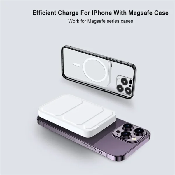 XUNDD  XDCH-034 10000mAh Portable  Magsafe Magnetic Wireless Portable Power Bank - Image 8