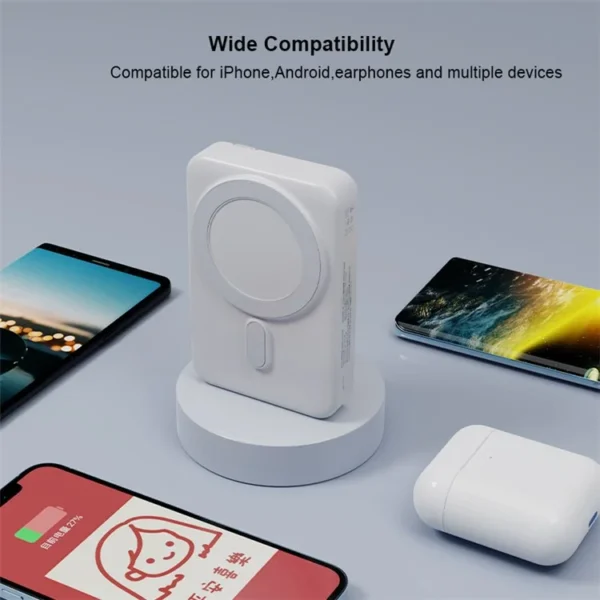XUNDD  XDCH-034 10000mAh Portable  Magsafe Magnetic Wireless Portable Power Bank - Image 4