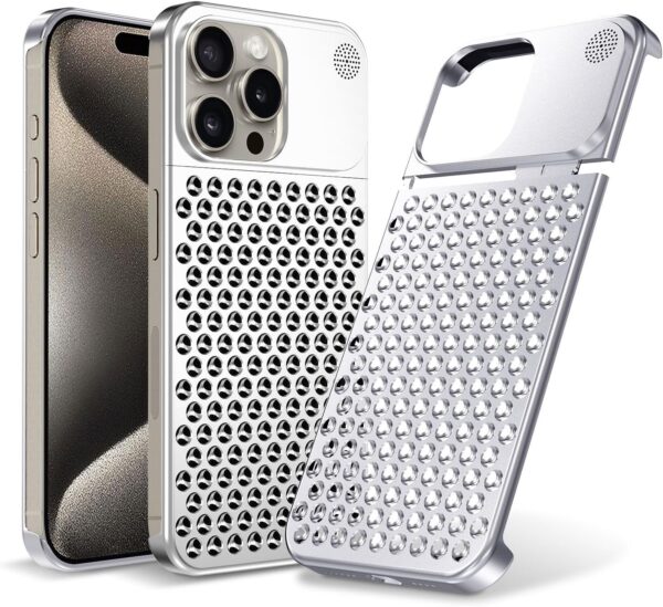 Luxury Ultra thin Aluminum Alloy Heat Dissipation Aromatherapy Anti-Scratch Slim Case Cover For iPhone series - Image 12