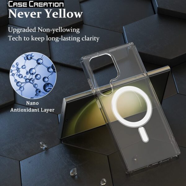 Luxury Premium Shockproof Clear MagSafe Magnetic Cover Case For Samsung Galaxy S22 Ultra/S23 Ultra - Image 18