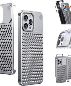 Luxury Ultra thin Aluminum Alloy Heat Dissipation Aromatherapy Anti-Scratch Slim Case Cover For iPhone series