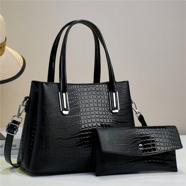 Queen Classic Design 2 in 1 Purse and Crossbody Satchel Shoulder Bag - Image 3