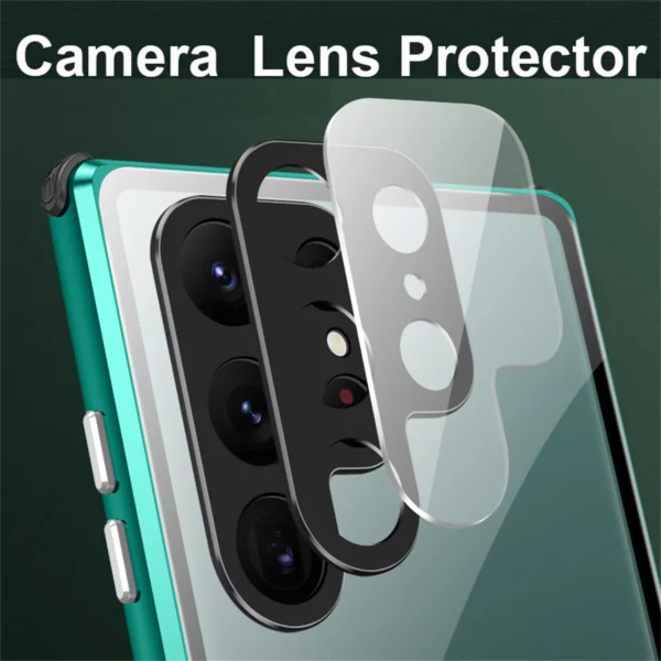 Luxury Premium 360° Full Surround Metal alloy Magnetic Case Cover For Samsung Galaxy S24 Ultra - Image 4