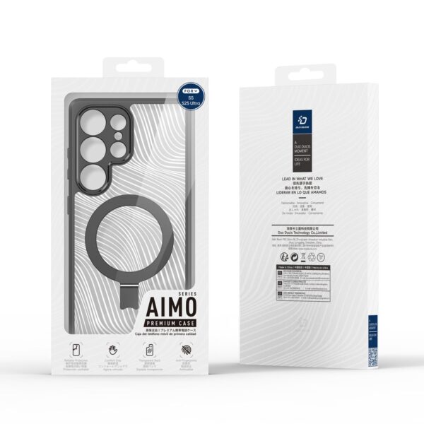 AIMO Mag Series MagSafe Back Cover with Folding Stand for Samsung S24/S25 Ultra - Image 2