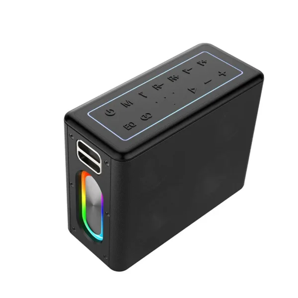 Amaya BD34 wireless Bluetooth speaker 12000mAh IPX5 waterproof outdoor Karaoke with 2 wireless microphone - Image 8