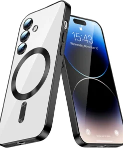 Luxury Premium Transparent Plating Anti-Scratch with Full Camera Cover For Samsung Galaxy S23 FE