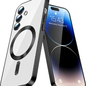 Luxury Premium Transparent Plating Anti-Scratch with Full Camera Cover For Samsung Galaxy S24/S24 Plus
