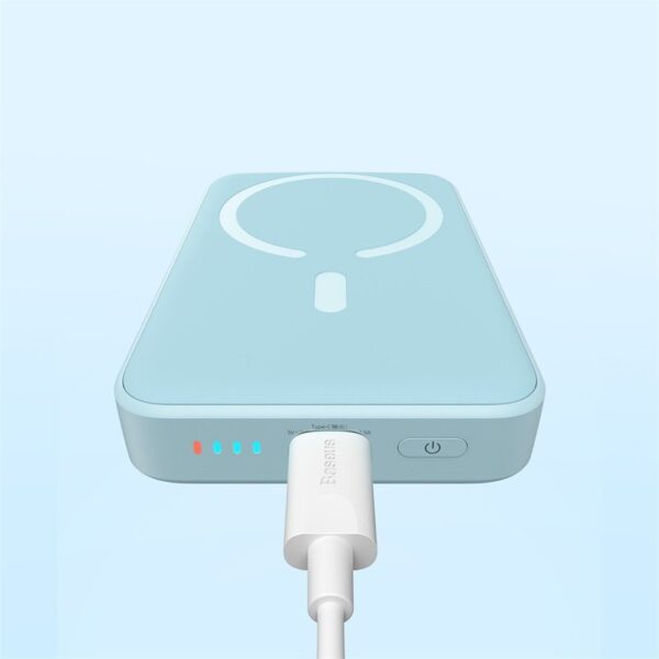 Baseus Power Bank 10000mAh Mini Magnetic Magsafe Wireless Fast Charge Powerbank - Image 4