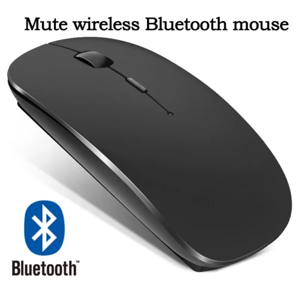 Luxury Premium Wireless Bluetooth Rechargeable Slim Mini Noiseless Cordless Mouse - Image 5