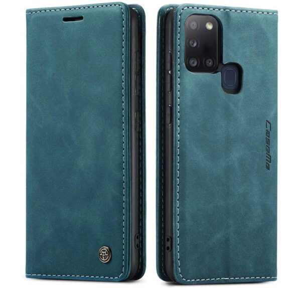 Luxury Premium Caseme Leather Wallet Case Cover and 3D GlassProtector For Samsung Galaxy A21S/A31 - Image 2