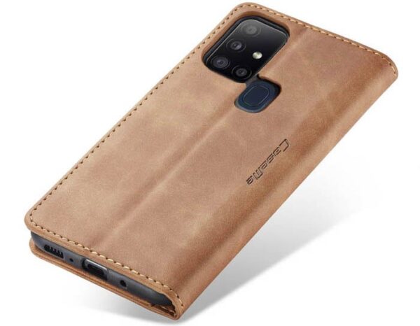 Luxury Premium Caseme Leather Wallet Case Cover and 3D GlassProtector For Samsung Galaxy A21S/A31 - Image 5