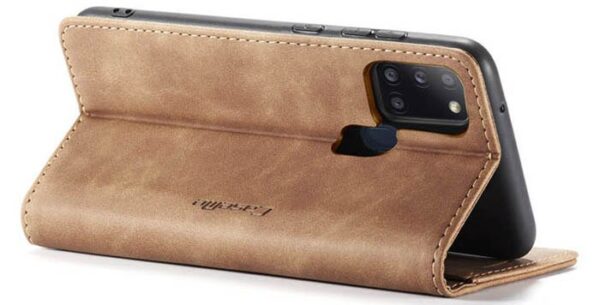 Luxury Premium Caseme Leather Wallet Case Cover and 3D GlassProtector For Samsung Galaxy A21S/A31 - Image 6