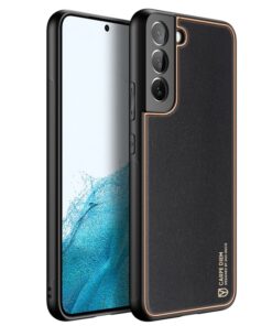 DUX DUCIS YOLO Series Case Luxury Protecting Back Cover Leather Pattern For Samsung Galaxy S21 FE