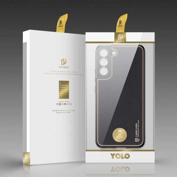 DUX DUCIS YOLO Series Case Luxury Protecting Back Cover Leather Pattern For Samsung Galaxy S21 FE - Image 7