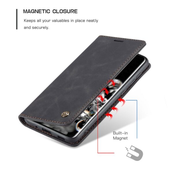 Redmi 10 Series CaseMe Leather Flip Cover - Image 7