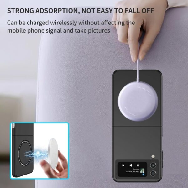 Magsafe Magnetic Folding Case Cover for samsung Galaxy Z Flip 3/ Flip 4 - Image 15
