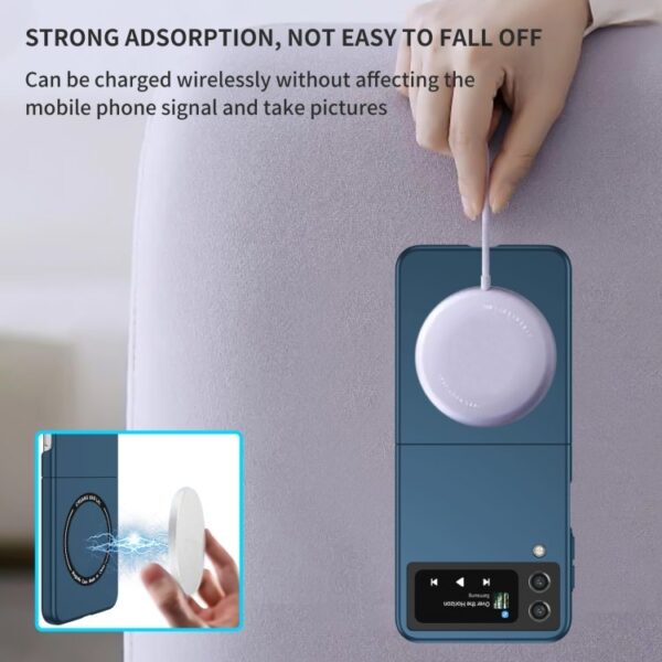 Magsafe Magnetic Folding Case Cover for samsung Galaxy Z Flip 3/ Flip 4 - Image 9