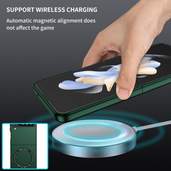 Magsafe Magnetic Folding Case Cover for samsung Galaxy Z Flip 3/ Flip 4 - Image 5
