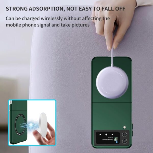 Magsafe Magnetic Folding Case Cover for samsung Galaxy Z Flip 3/ Flip 4 - Image 4