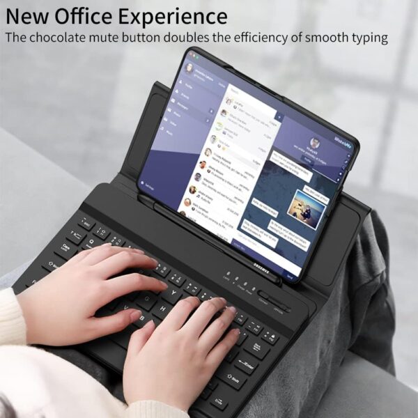GKK Bluetooth Wireless Keyboard for Samsung Galaxy Z Fold Series with Pen Slot - Image 20