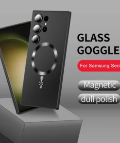 Magsafe Wireless Charging Camera Lens Protection Case Cover For Samsung Galaxy S24 Ultra