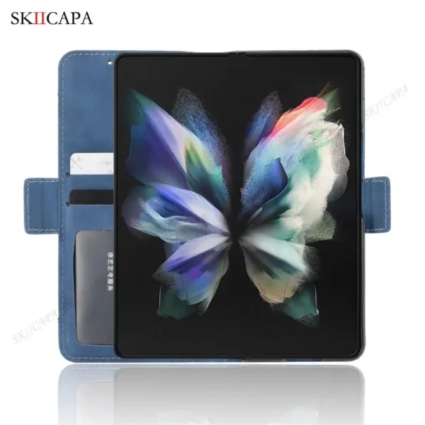 Luxury Premium Leather Card Slot Phone Case for Samsung Z Fold 3 5G/Fold 4 5G - Image 11