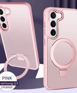 Luxury Premium Magnetic Matte Ring Holder Bracket Stand Case Cover For Samsung Galaxy S23