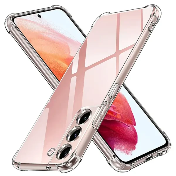 Luxury Premium Anti-Burst Transparent Case Cover and 3D Glass Protector For Samsung Galaxy A15 - Image 6