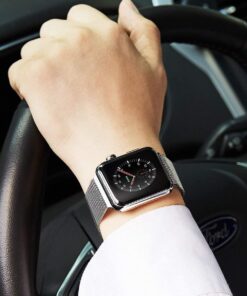 Alternative view of Milanese Magnetic Loop Strap bracelet Band For iWatch Series