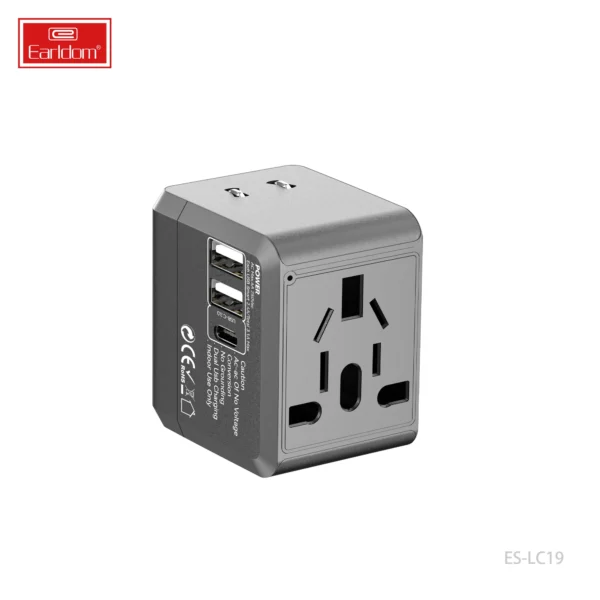 Earldom USB International With Type C to USB 3.1 Universal Travel Adapter - Image 8