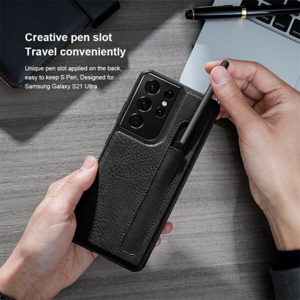 Nillkin Aoge Leather Cover case for Samsung Galaxy S21 Ultra - Image 16