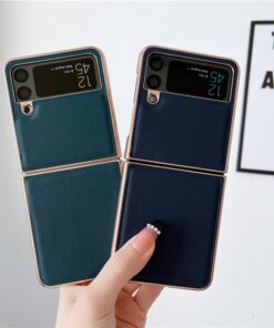 Alternative view of New luxury Premium Electroplated Eolden Shockproof Fashion Case Cover For Samsung Galaxy Z Flip Series