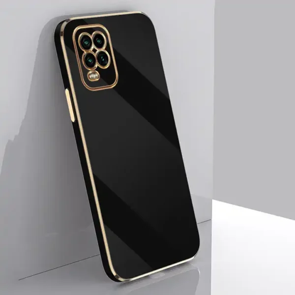 Luxury Premium Electroplated Gold Plated Case Cover and 3D Glass Protector For Samsung Galaxy A12 - Image 15