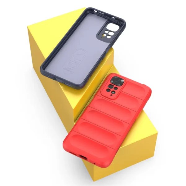 Luxury Liquid Silicone Coque Global Shockproof Case and 3D Glass Protector For Redmi Note 11/Note 11 Pro - Image 23