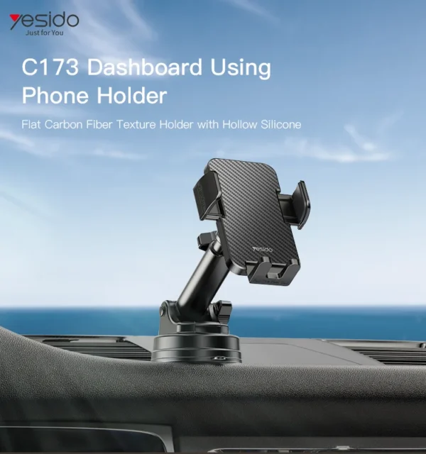 Yesido 360 FlexGrip Auto Swivel Car Phone Holder - Image 6