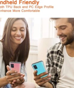 Alternative view of Luxury Premium Anti-Burst Transparent Case Cover and 3D Glass Protector For Samsung Galaxy A51/A71