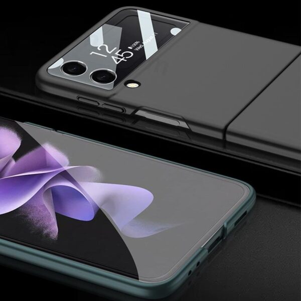 Luxury Premium Finger Ring Case Cover For Samsung Galaxy Flip 3 5G and Z Flip 4 5G - Image 19
