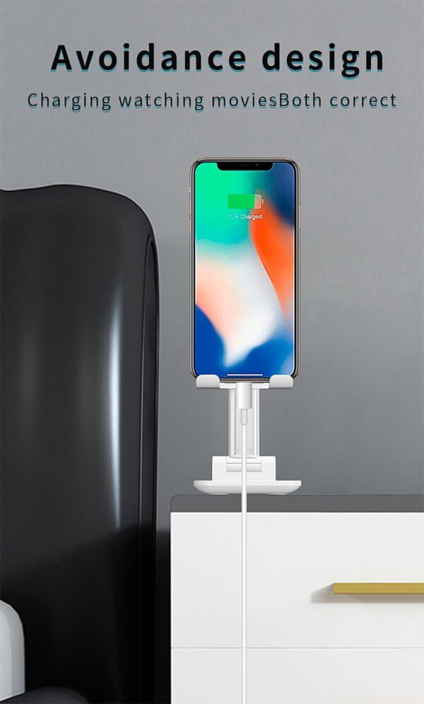 Luxury Premium Portable Desktop Folding Lifting Bracket Mobile Phone Stand Table - Image 14