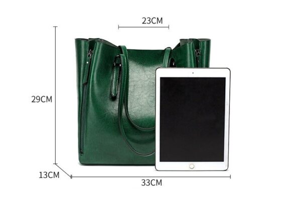 Vintage PU Leather Women's Handbag Messenger Shoulder - Image 26